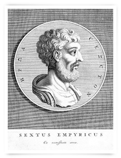 Le philosphe grec Sextus Empiricus